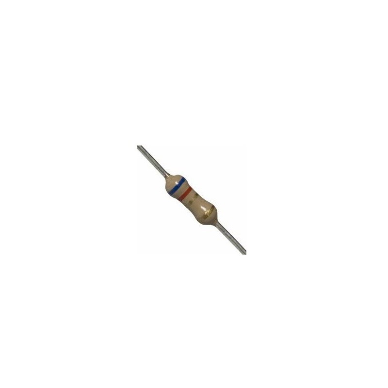 Resistor 6R2 1/4w 5% - Azul vermelho dourado dourado Resistor 6R2 1/4w 5% - Azul vermelho dourado dourado