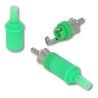 Plug RCA verde macho rabicho