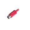 Jack RCA vermelho femea rabicho