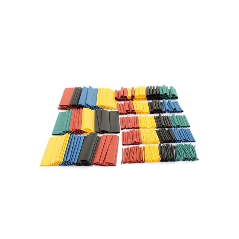 Kit termo retratil colorido 328 unidades 5 cores