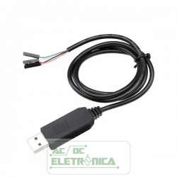 Cabo conversor USB serial TTL RS232 PL2303HX