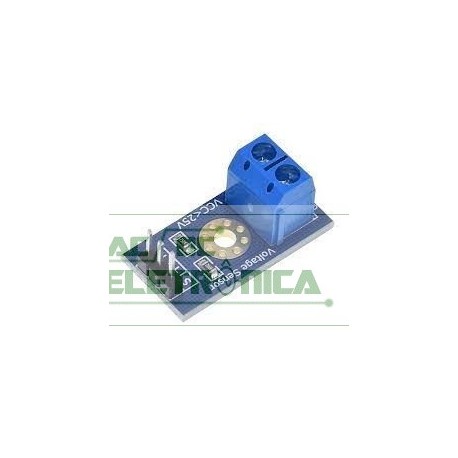 Modulo sensor de tensão 0-25V DC