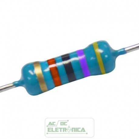 Resistor 470K 1w 5% - Amarelo roxo preto laranja dourado