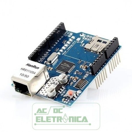 Placa ethernet shield w5100 para Arduino