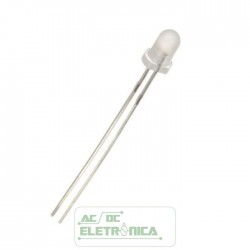 Led 3mm branco difuso 2000mcd