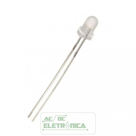 Led 3mm branco difuso 2000mcd