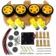 Kit chassi 4WD 4 rodas com motores e base de acrílico 3mm