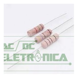 Resistor 4R7 5w 5% - Amarelo roxo dourado dourado