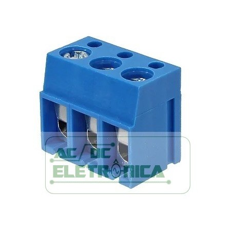 Conector borne KRE-3 vias 5mm