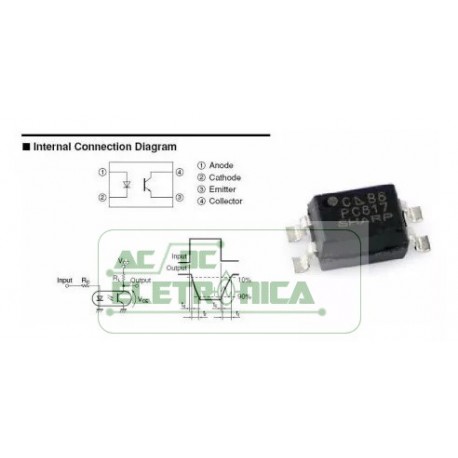 Circuito integrado PC817 SMD (EL817)