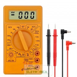 Multimetro digital c/buzzer - DT830D