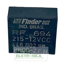 Relé 12Vcc 5 pinos RF.694 - Finder