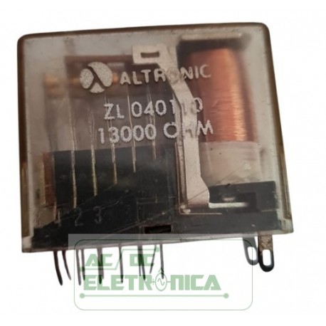 Relé 13000 OHM 14 pinos RF. ZL 040110 - Altronic