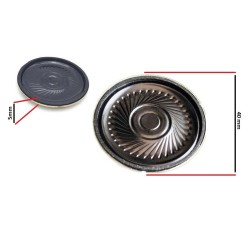 Alto falante mini 0.5w 8R 40mm (1,58") Arduino