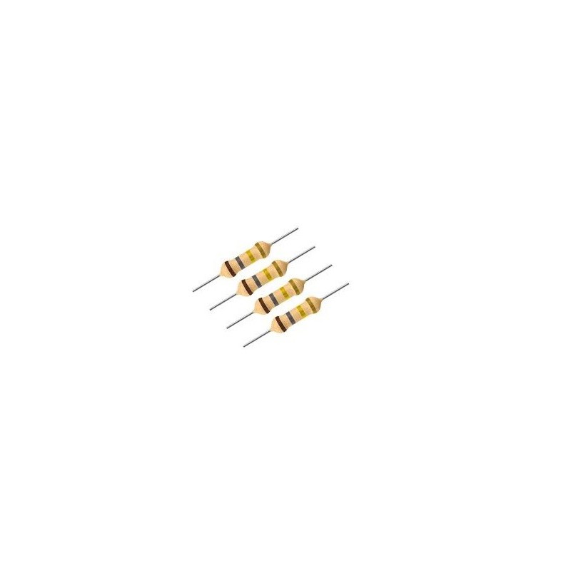 Resistor 180K 1/4w 5% - Marrom cinza amarelo dourado Resistor 180K 1/4w 5% - Marrom cinza amarelo dourado