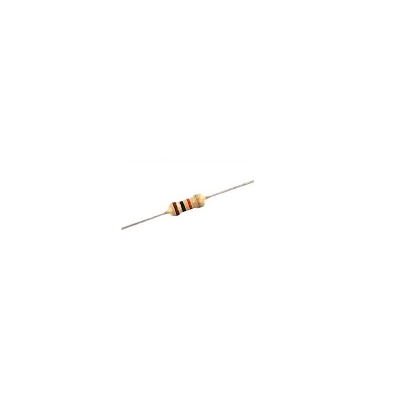 Resistor 1K 1/4w 5% - Marrom preto vermelho dourado Resistor 1K 1/4w 5% - Marrom preto vermelho dourado