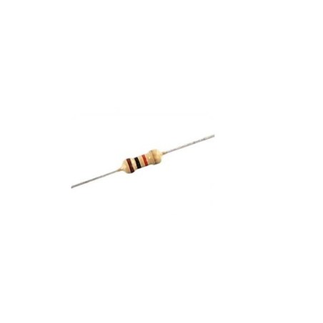Resistor 1K 1/4w 5% - Marrom preto vermelho dourado