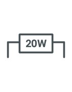 Resistor 20w 5%.