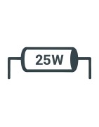 Resistor 25w 5%.
