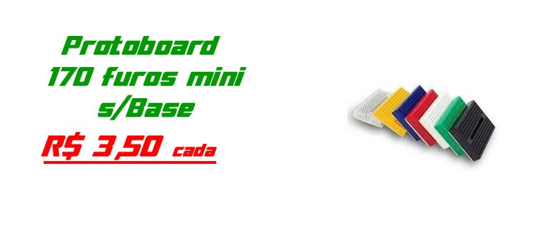 Protoboard 170 furos mini s/Base